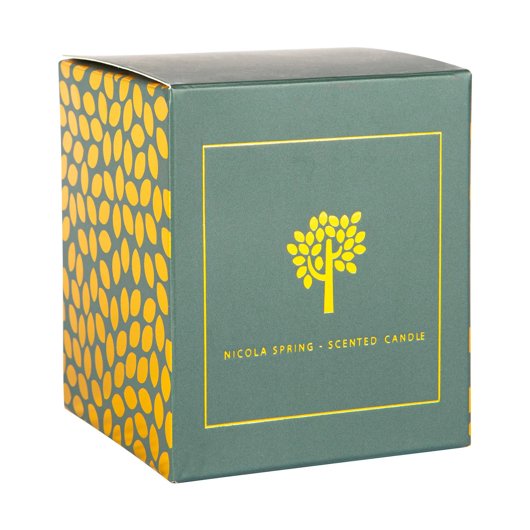 130g Green Pomelo & Passion Fruit Scented Soy Wax Candle - By Nicola Spring