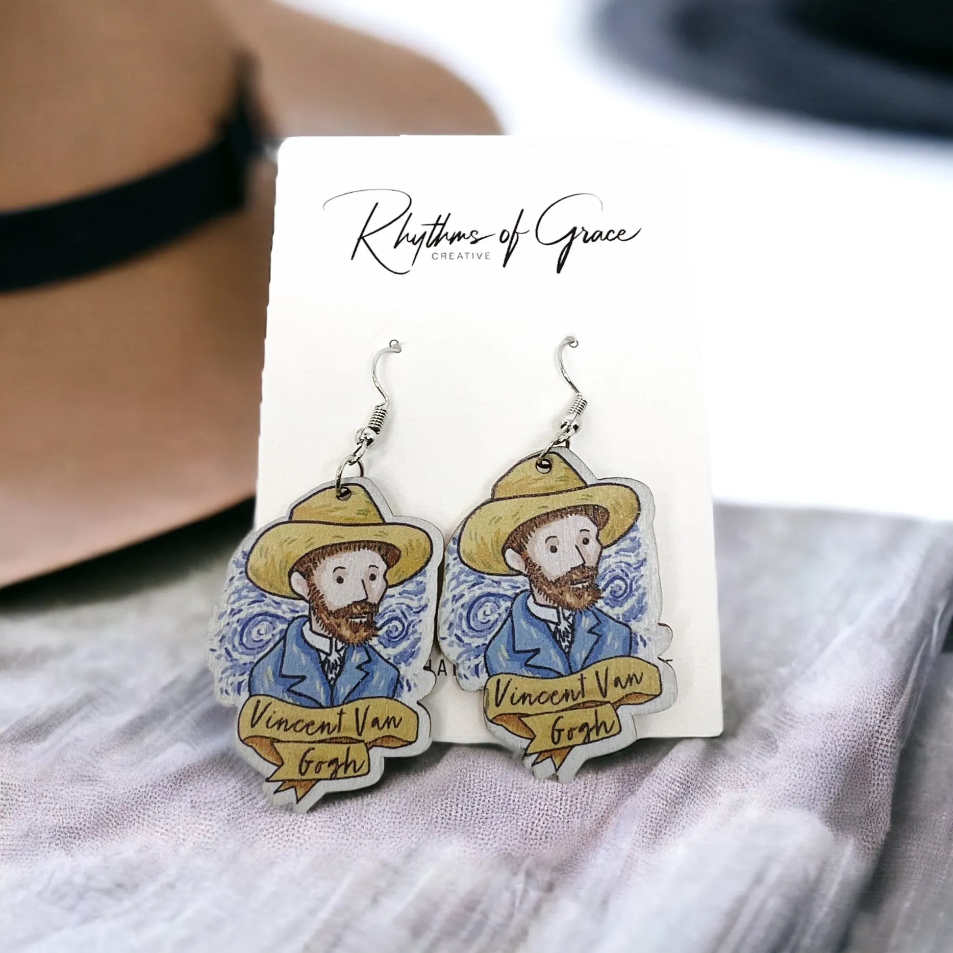 Art Teacher Earrings - Painter Gift, Artist Jewelry, Art Teacher, Teacher Earrings, Art Earrings, Artist Gift, Art Jewelry, Painter Earrings