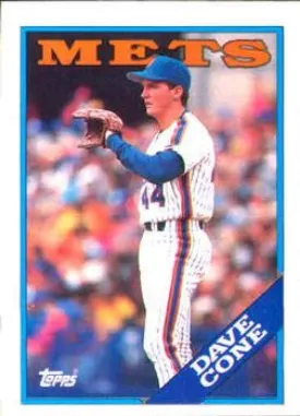 Baseball MLB 1988 Topps #181 David Cone NM-MT Mets