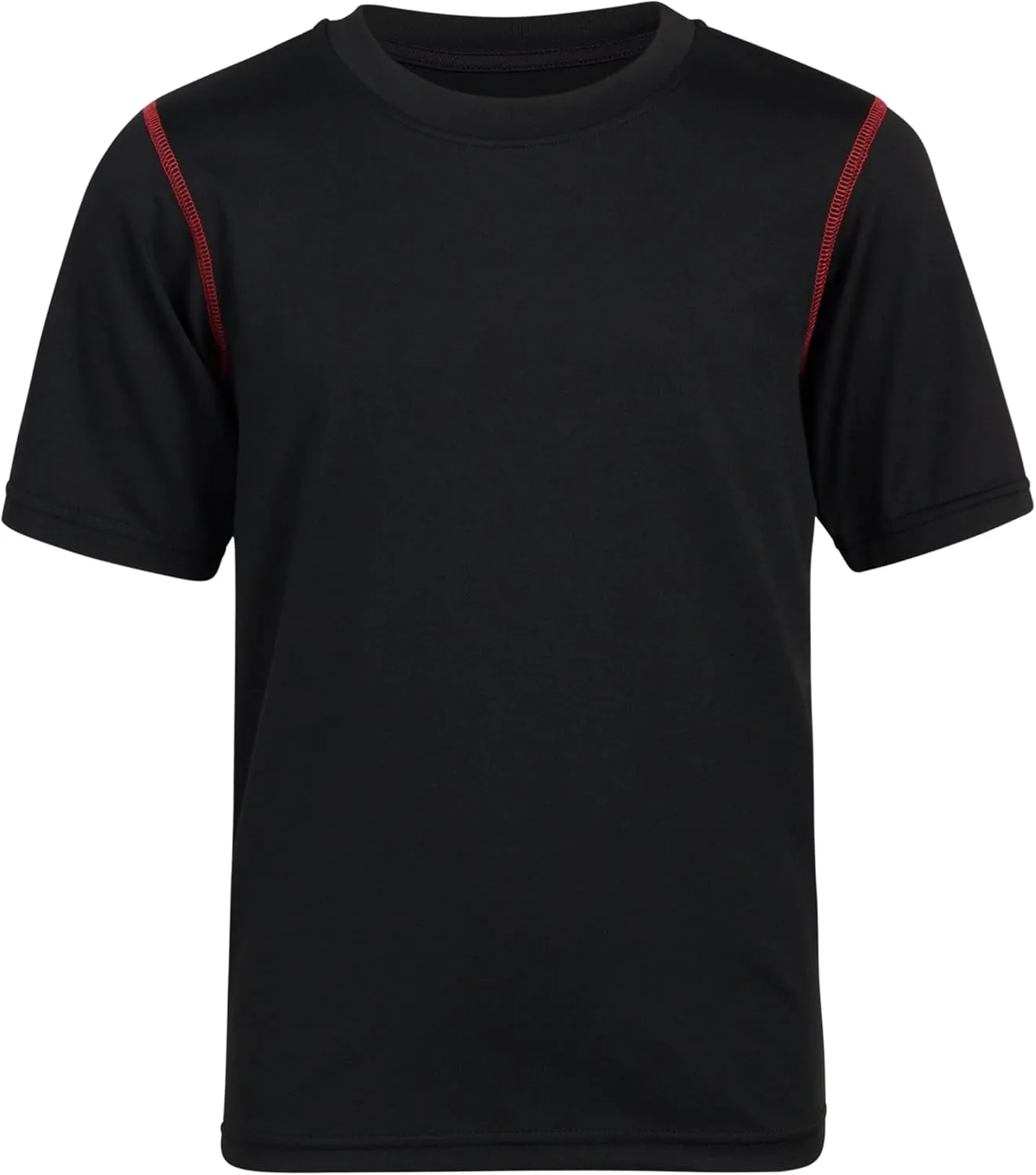 Black Bear Active Boys Short Sets - 2 Piece Performance Crewneck Short Sleeve T-Shirt and Shorts Boys Athletic Sets (8-18)