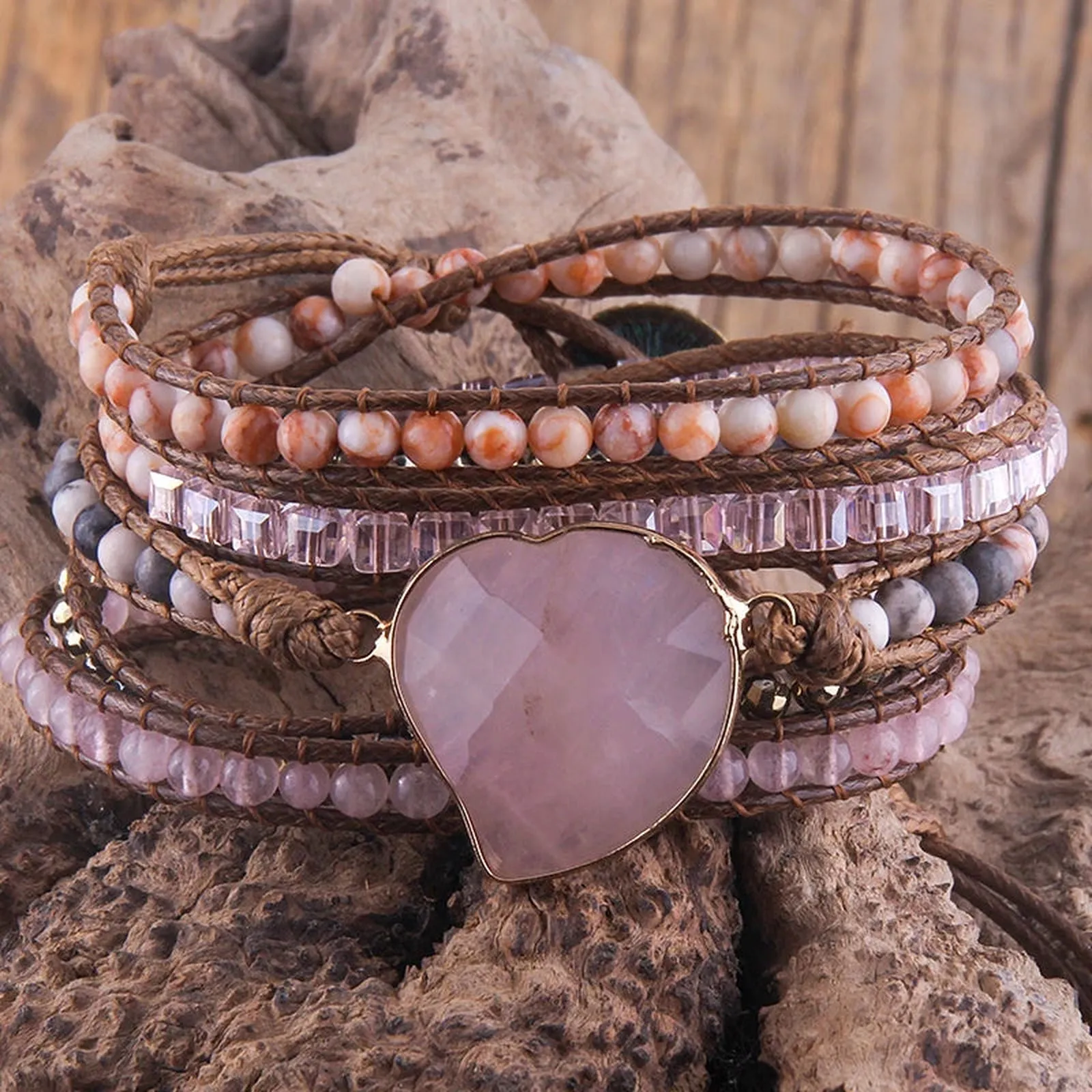 Blissful Heartwrap Bracelet