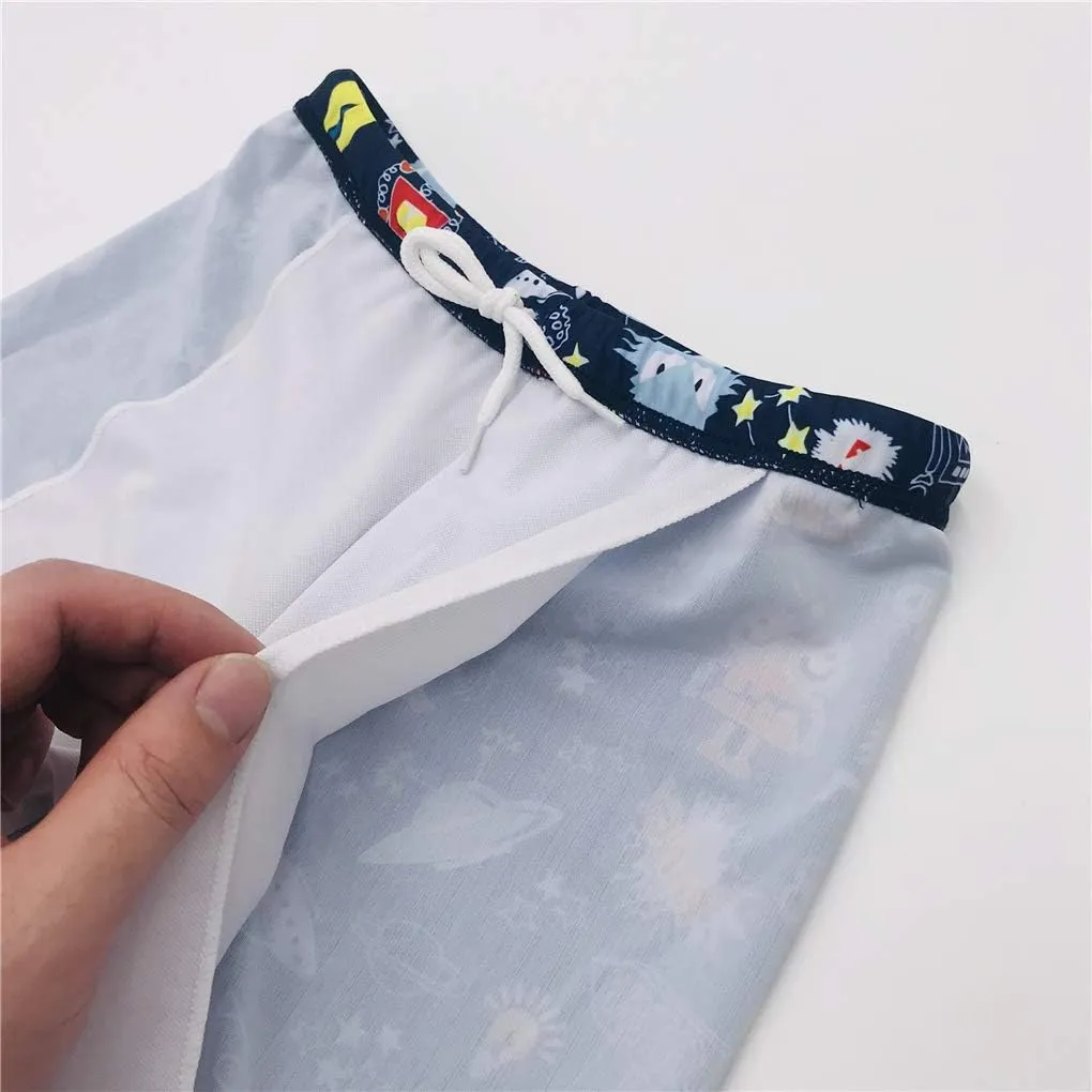 Boys Swimming Jammers Swimming Shorts for Kids Swimming Trunks Tight 3-11T
