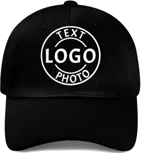 Bulk Custom Hat Made in USA, Custom Trucker Hats Design Your Own Text Logo Photo Name Personalized Hats for Men Women