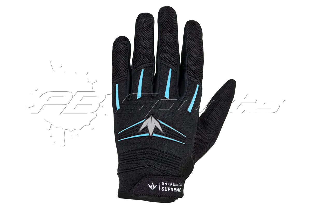 Bunker Kings Supreme Gloves Cyan Small/Medium