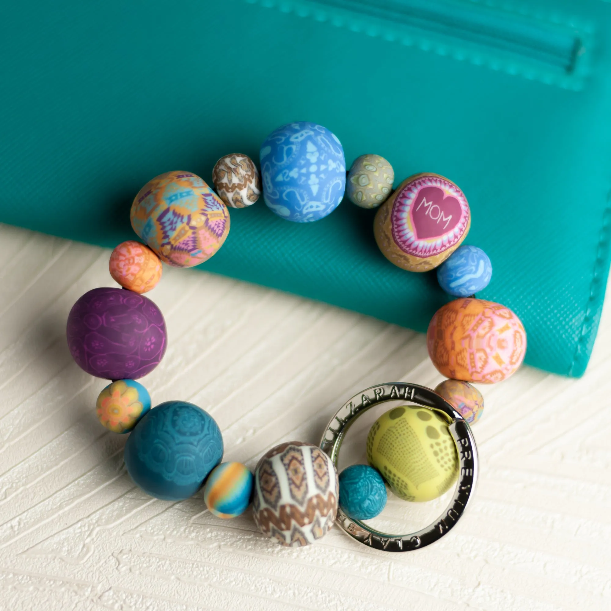 Busy Mom Wrist Keychain