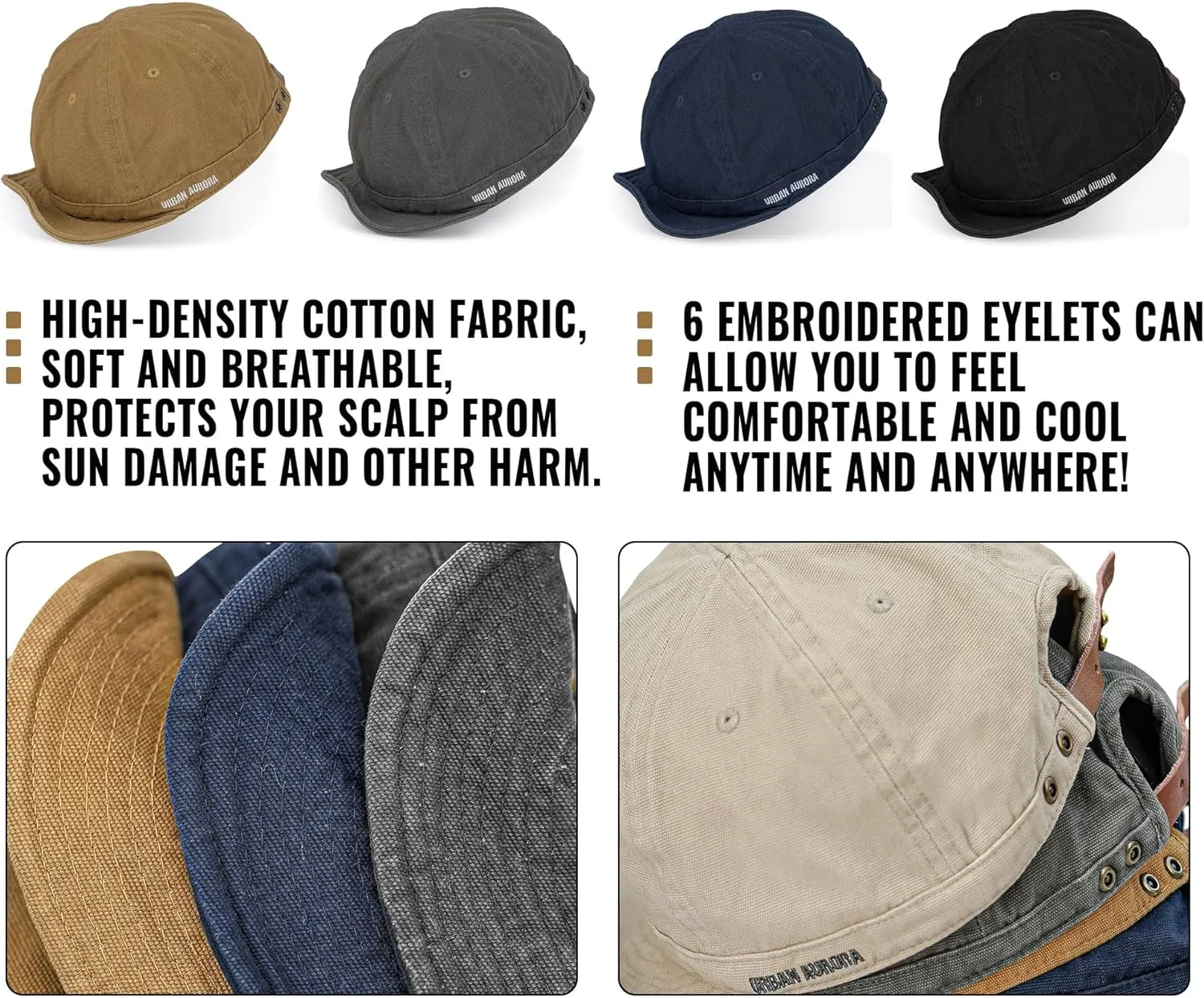 CLAPE Stylish Short Brim Soft Cap Baseball Cap Trucker/Baseball Style Hat Cap