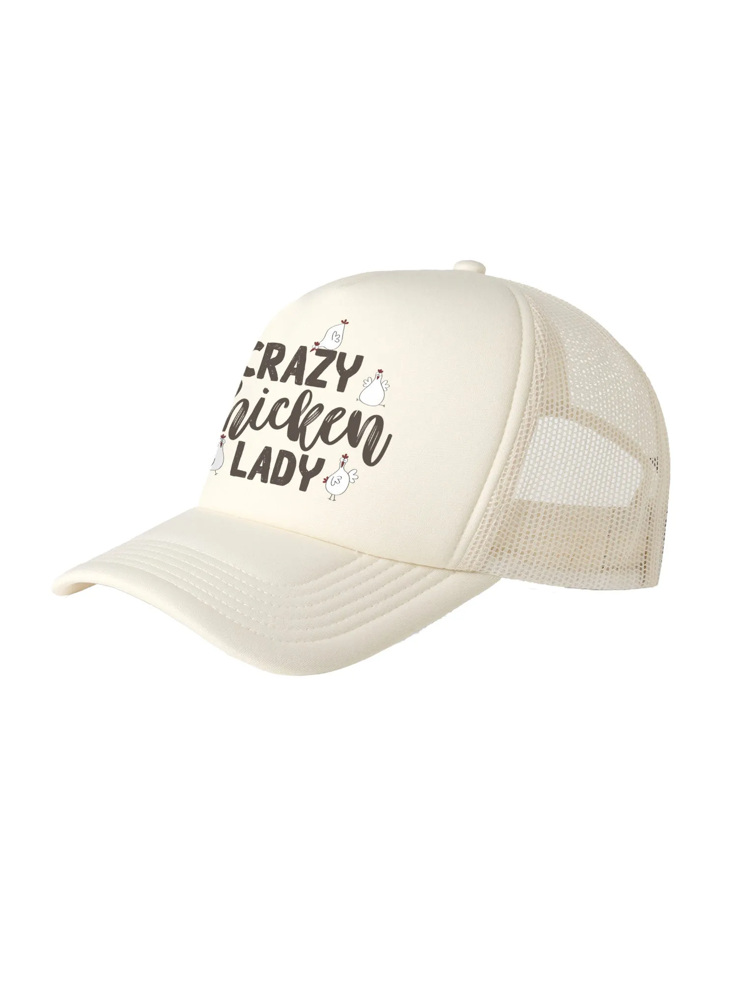Crazy Chicken Lady Foam Trucker Cap
