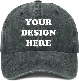 Custom Hats Design Your Own,Bulk Personalized Trucker Hat for Men Women, Make Your Own Customized Baseball Cap