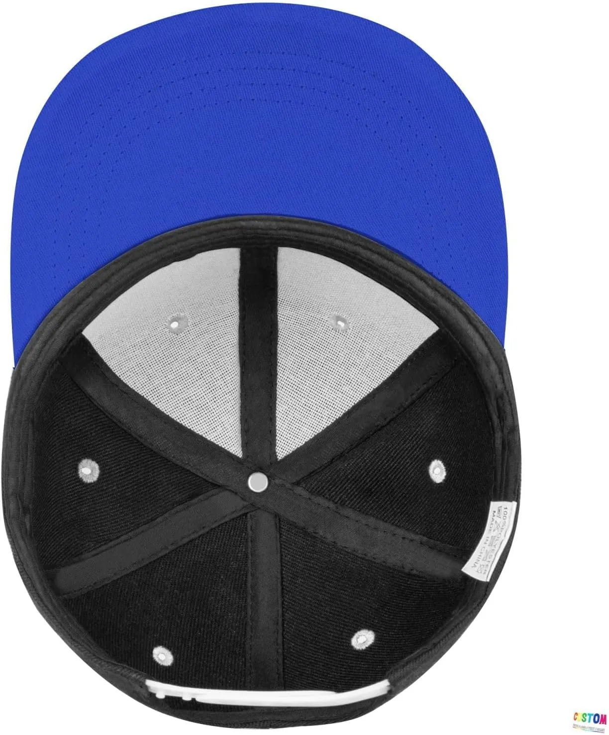 Custom Snapback Hats for Men Personalized Hip Hop Flat Bill Brim Baseball Cap Add Your Own Text Photo Logo