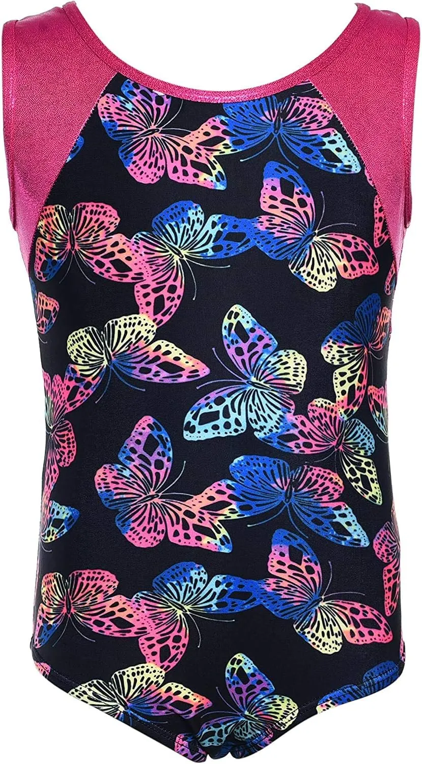 Dancina Girls Gymnastics Tank Top Leotard Dancewear New Designs and Prints Ages 3-12