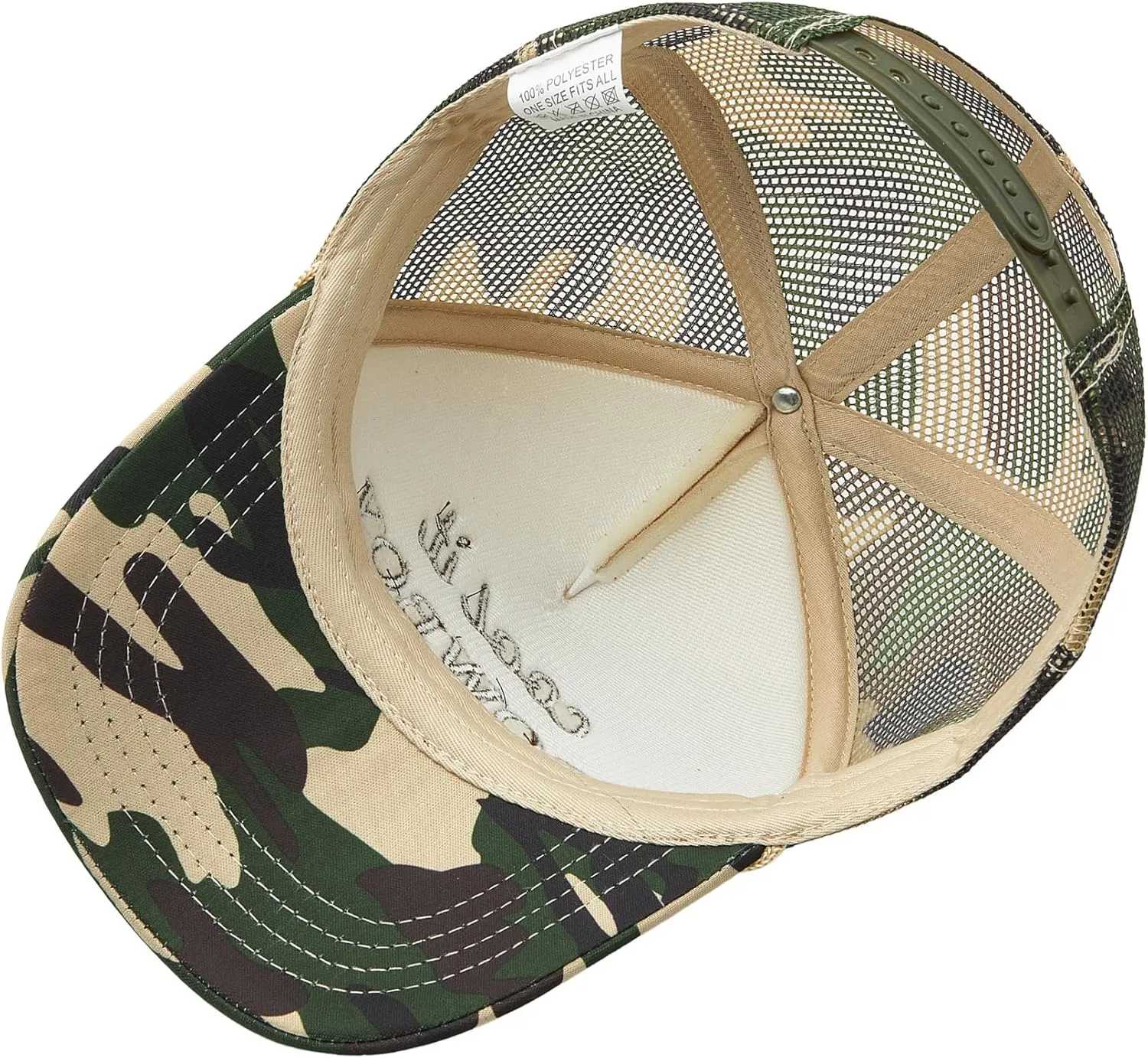 Embroidered Lettering Print Truck Hat Baseball Cap Trucker Mesh Snapback Hat