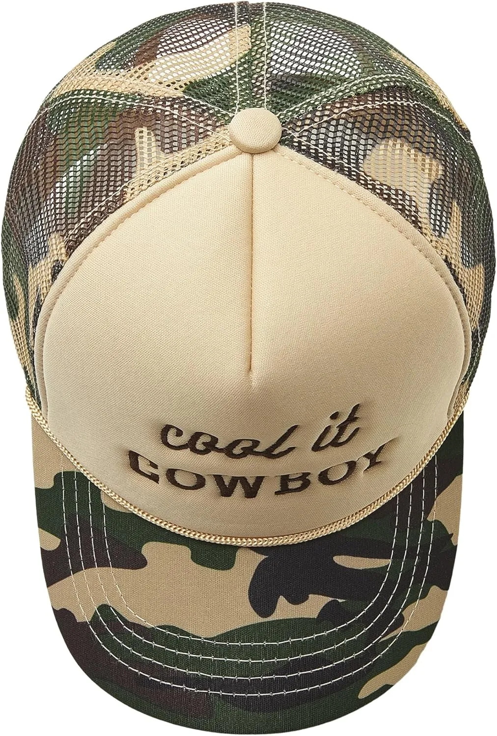 Embroidered Lettering Print Truck Hat Baseball Cap Trucker Mesh Snapback Hat