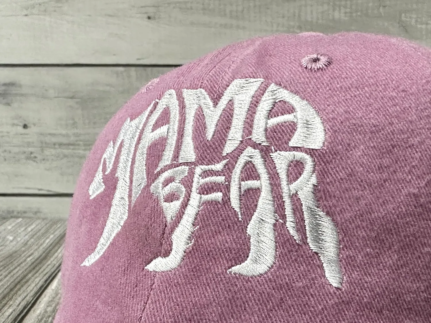 Embroidered Mama Bear and Papa Bear Hats