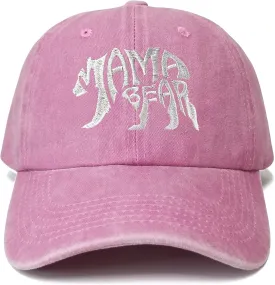 Embroidered Mama Bear and Papa Bear Hats