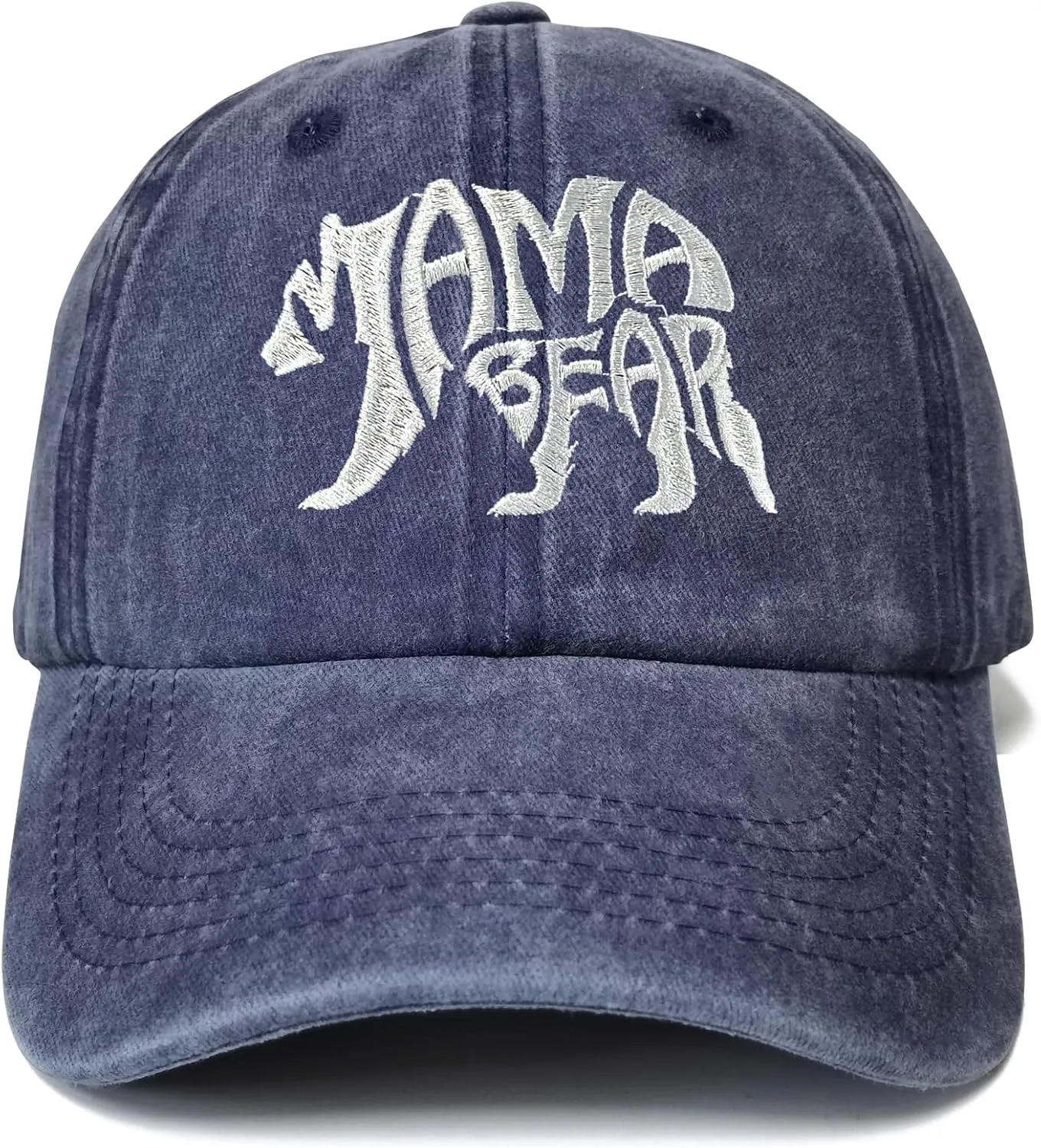 Embroidered Mama Bear and Papa Bear Hats