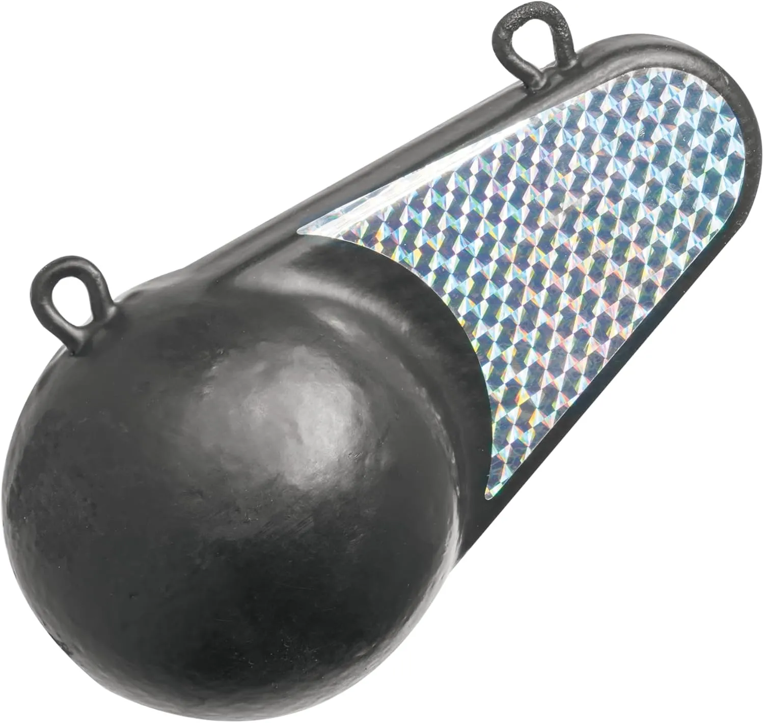 Extreme Max 3006.6879 Coated Keel-Style Downrigger Weight - 10 lbs. with Silver Flash