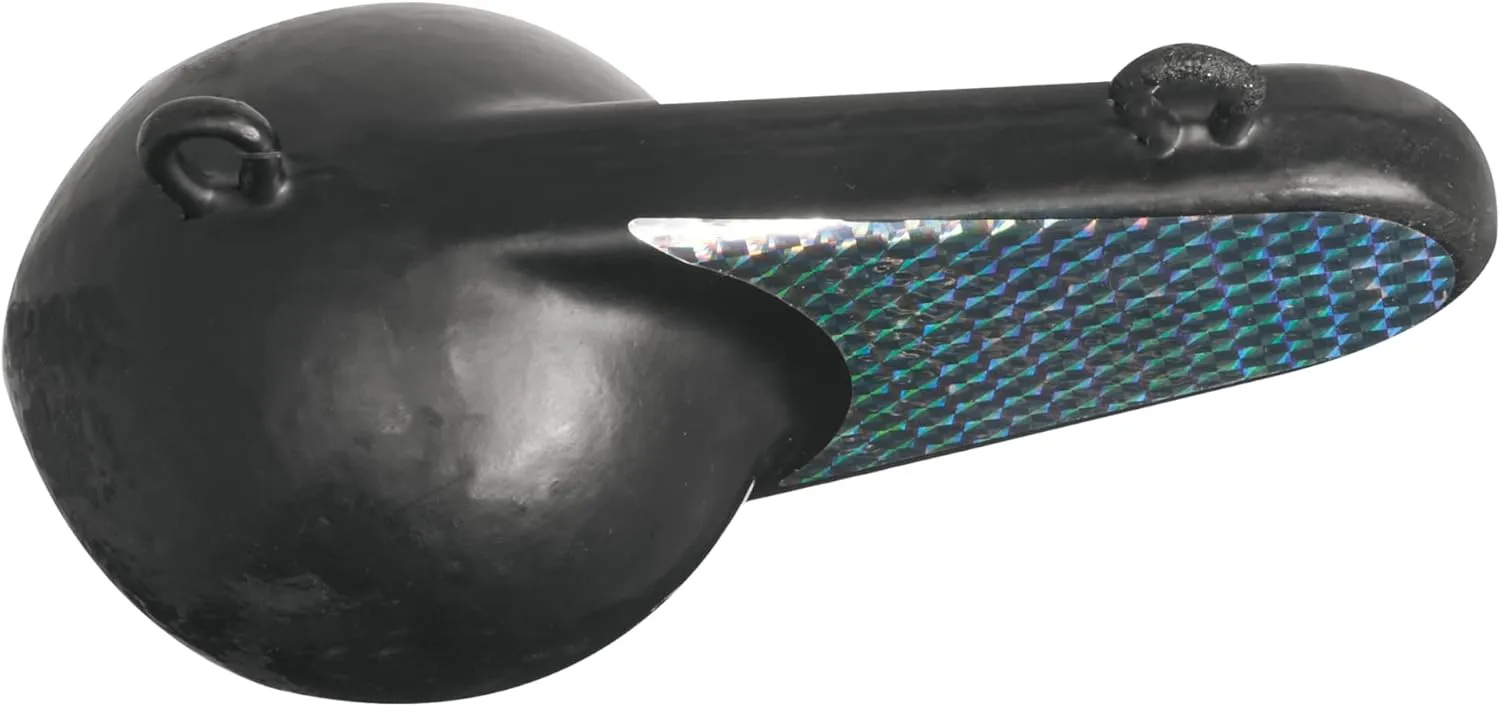 Extreme Max 3006.6879 Coated Keel-Style Downrigger Weight - 10 lbs. with Silver Flash