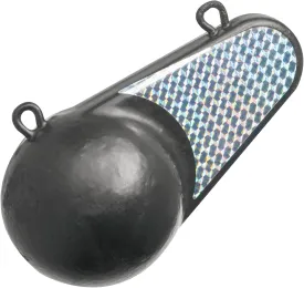 Extreme Max 3006.6879 Coated Keel-Style Downrigger Weight - 10 lbs. with Silver Flash