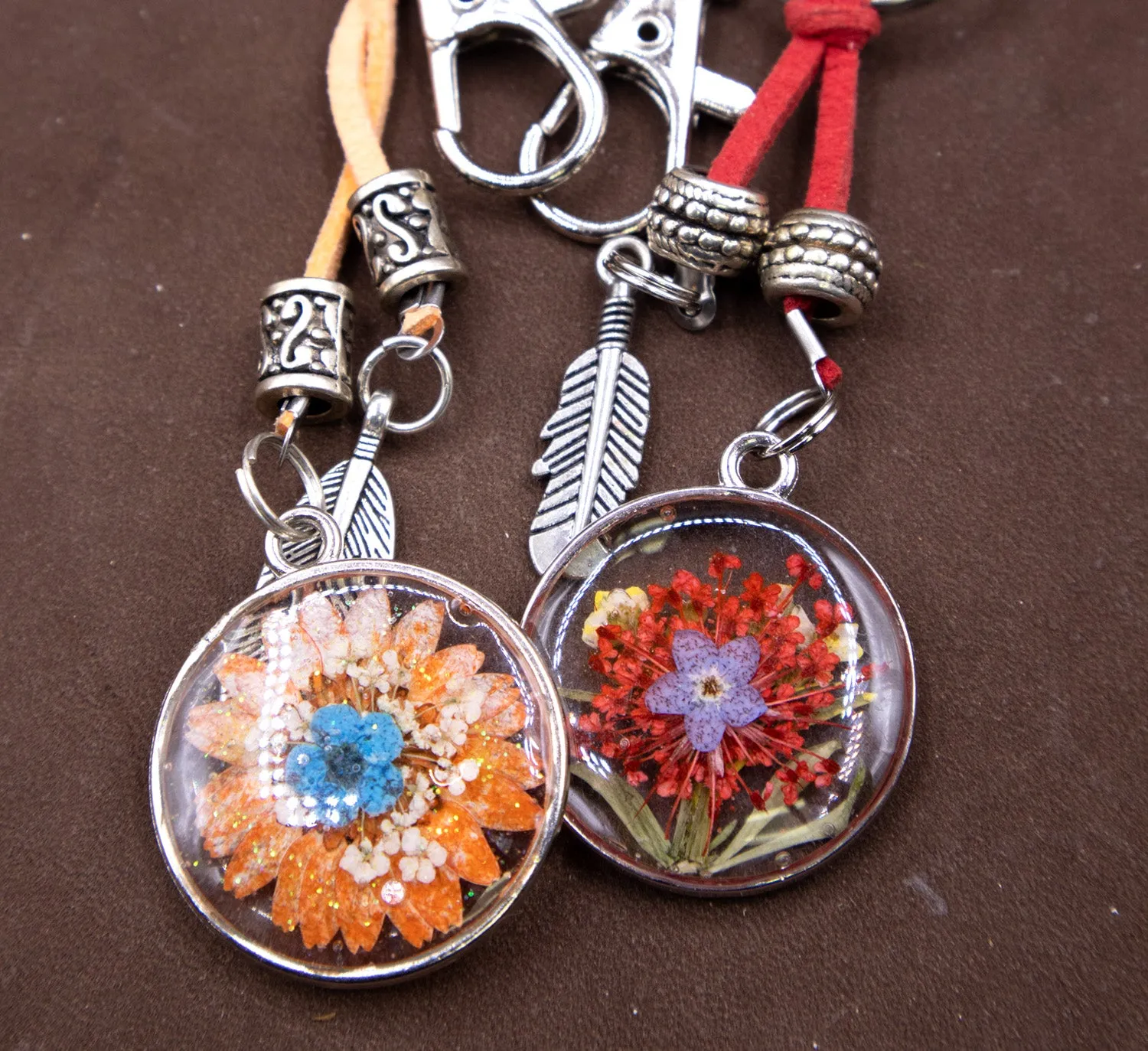 Forget Me Not Keychains by Bobby R. Blue