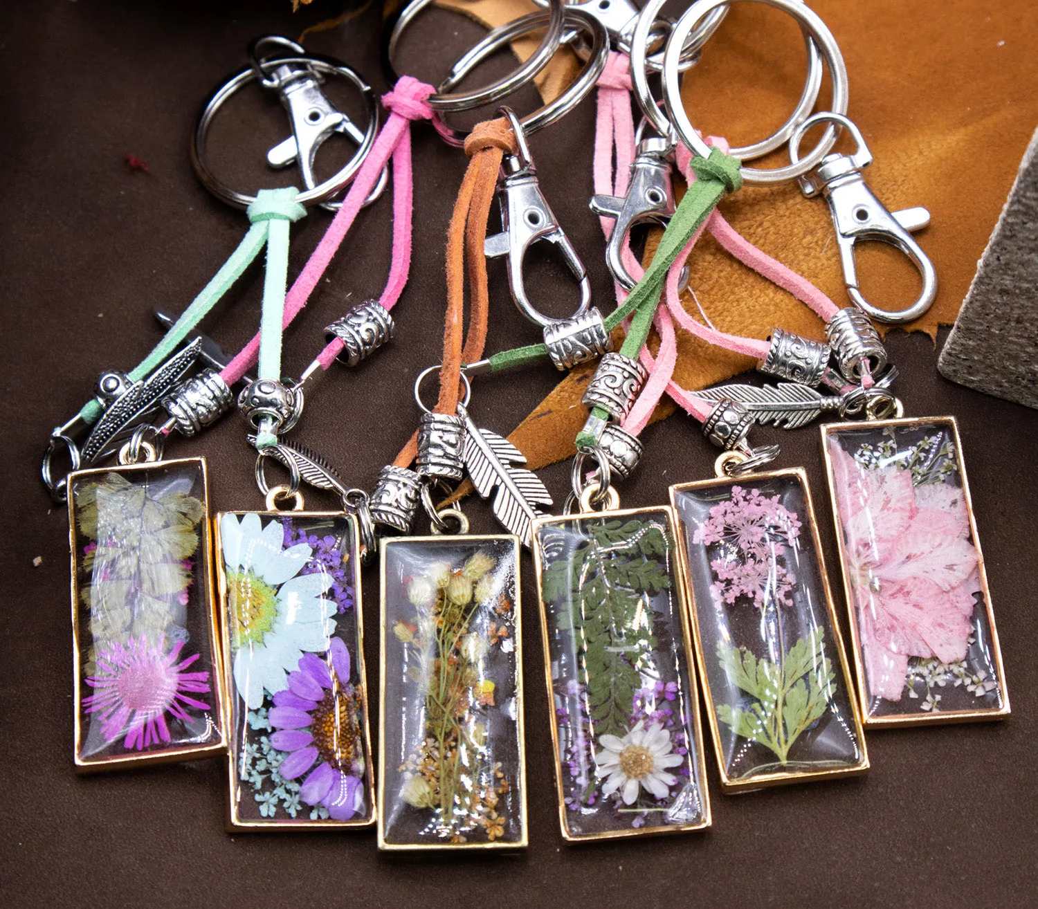 Forget Me Not Keychains by Bobby R. Blue