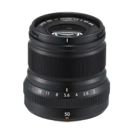 Fujifilm XF 50mm f 2 R WR Lens (Black)