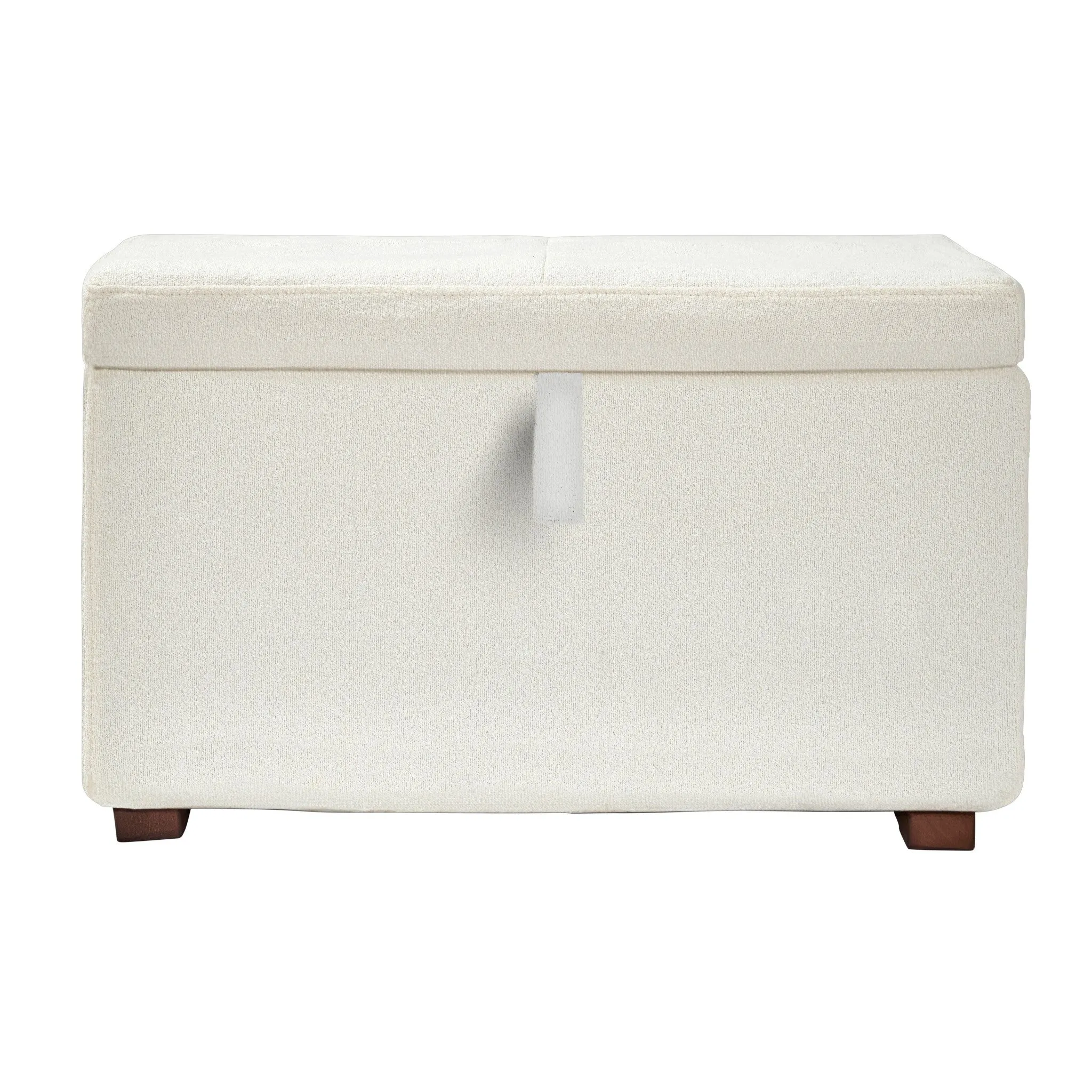 Gaia Serena Footstool (Chalk/Walnut)
