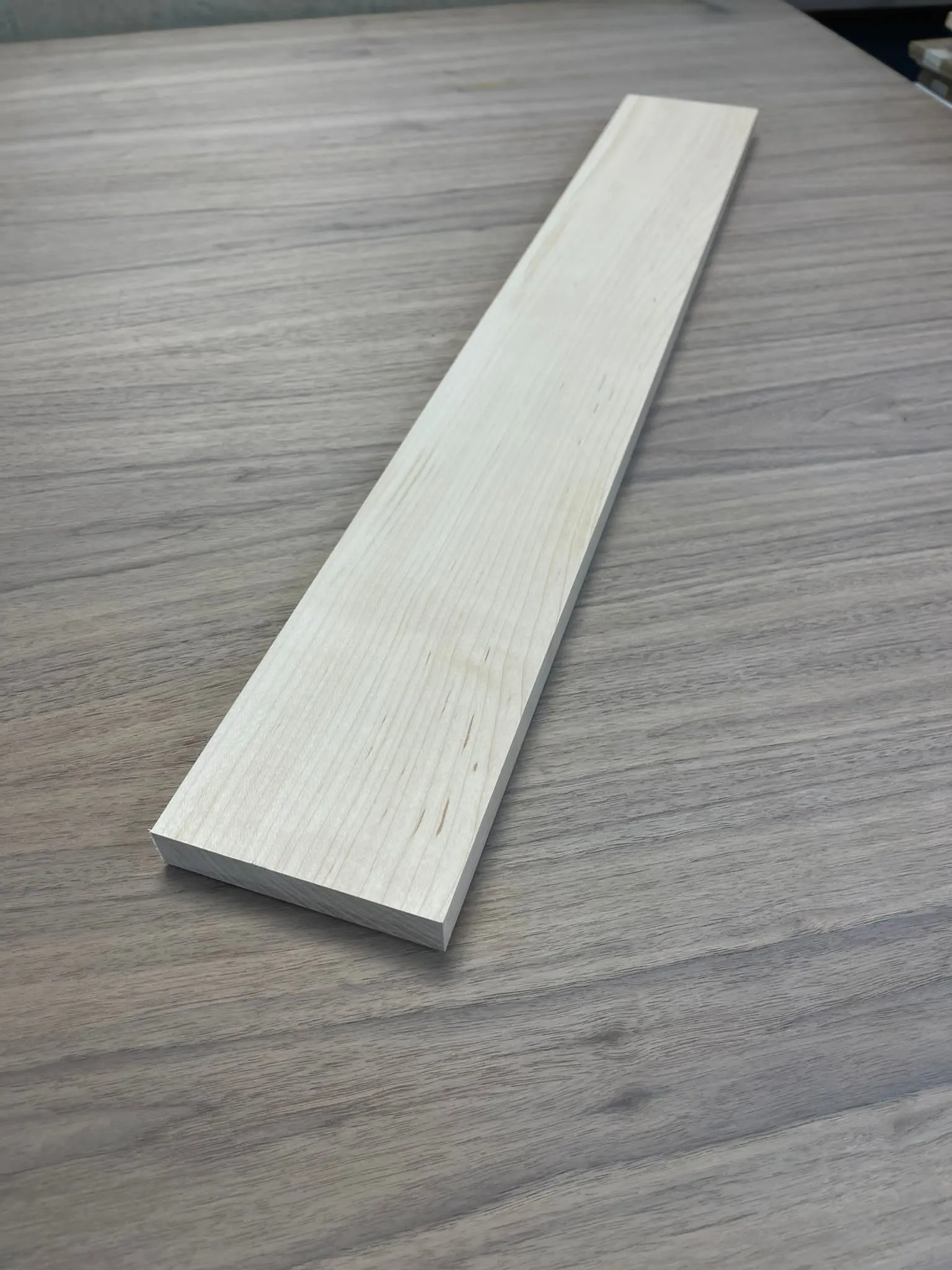 Guitar Neck Blank (Flat headstock) - Maple