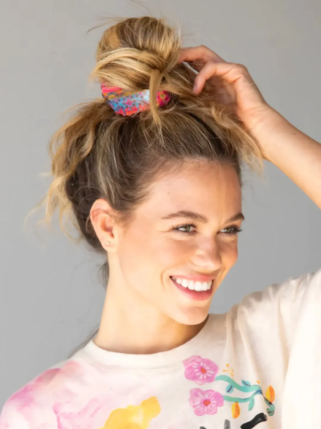 Hideaway Scrunchie - Patchwork Florals