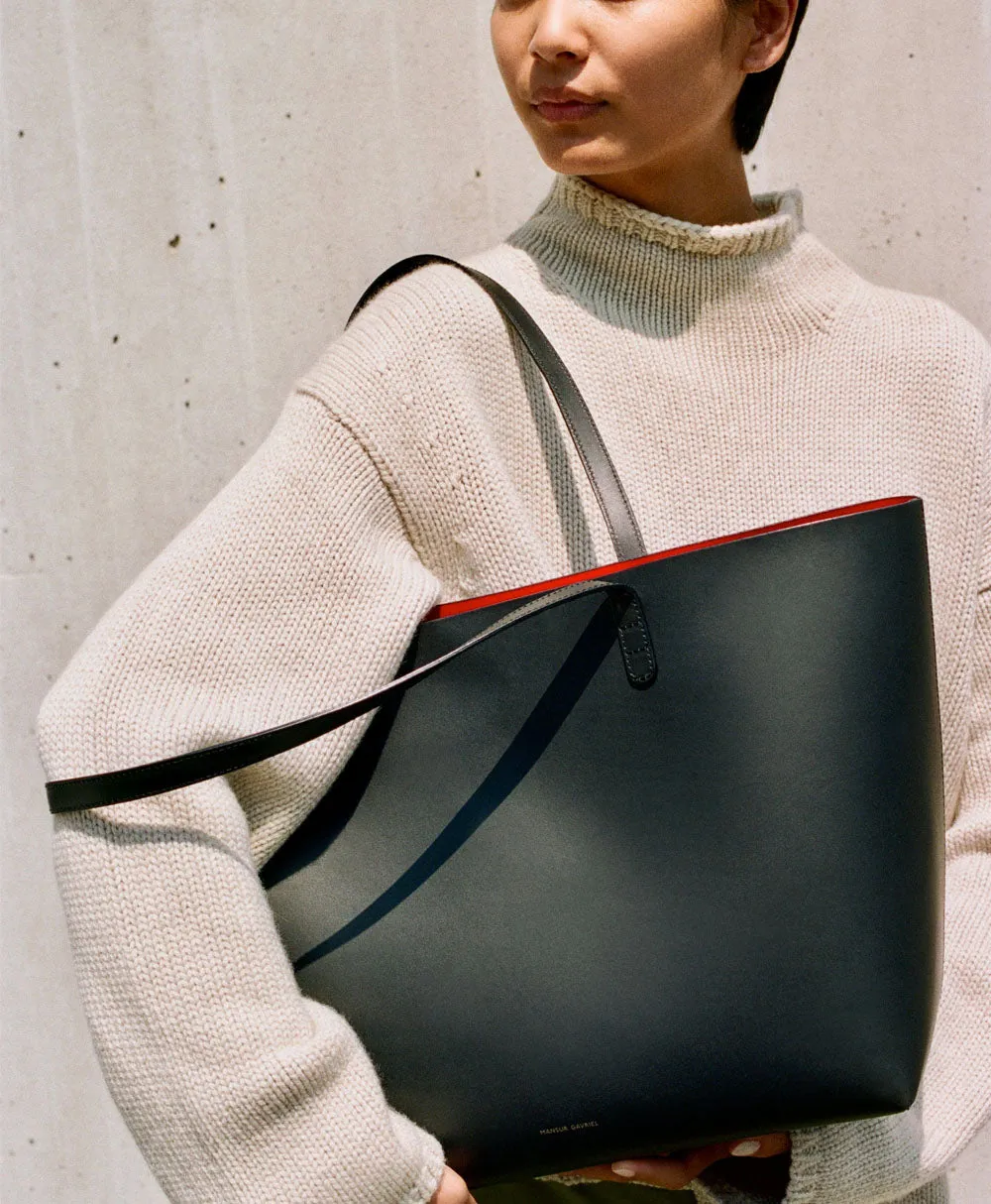 Large Tote - Black/Flamma