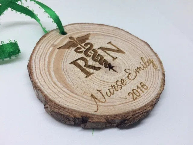 Nurse themed Christmas Ornament