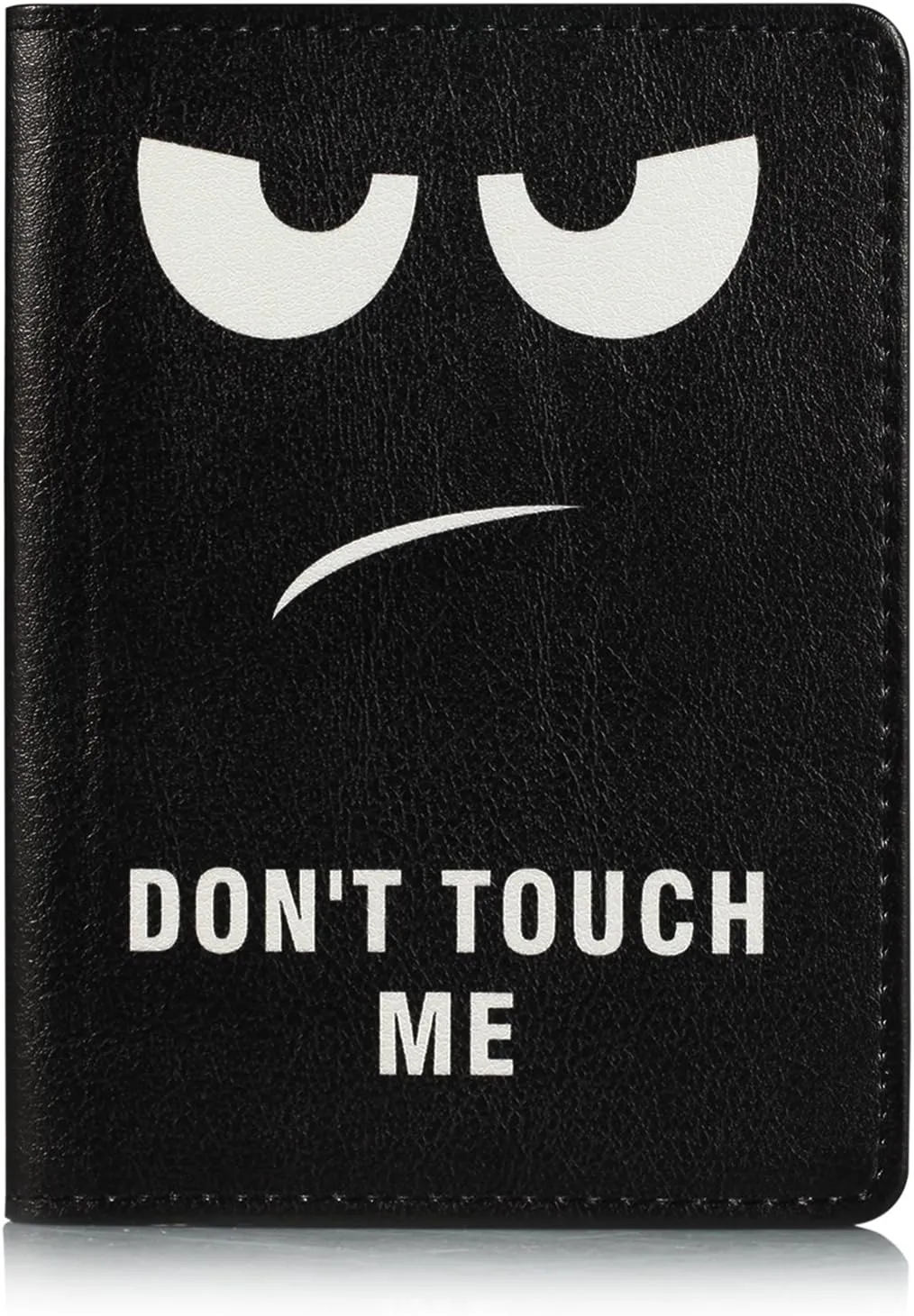 Passport Holder Cover Case PU Leather RFID Blocking Card Pockets Holder Cute Luggage Magnetic Wallet Passport Holder Case for travel Women Men, Don't Touch