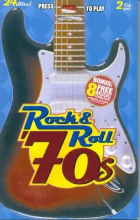 Rock & Roll '70s: 24 Hits! Double CD set with Musical Keychain