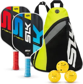 Selkirk Sport Pickleball Paddles Set of 2 | Designed in The USA | Choose The SLK Neo Graphite, SLK Neo Fiberglass Pickleball Set or SLK Atlas Pickleball Bundle