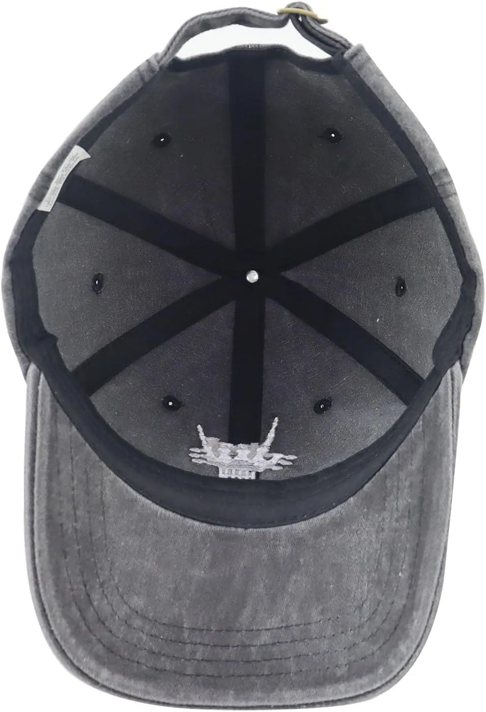 Skeleton Hand Hat for Men Women, Funny Adjustable Cotton Embroidered Guitar Music Lover Baseball Cap