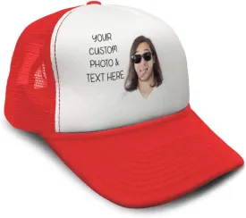 Trucker Hat Men & Women Snapback Custom Personalized Photo & Text Baseball Cap