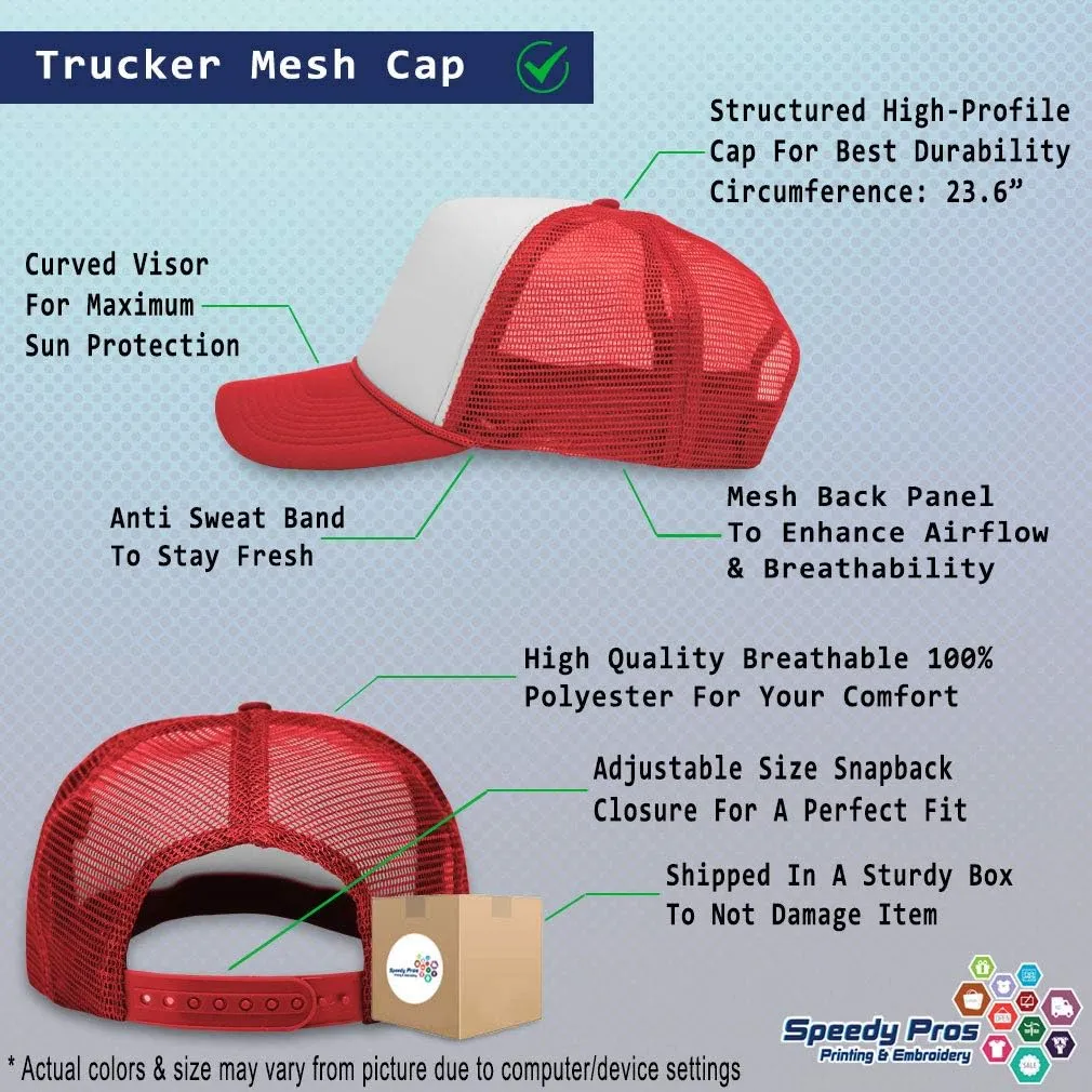 Trucker Hat Men & Women Snapback Custom Personalized Photo & Text Baseball Cap