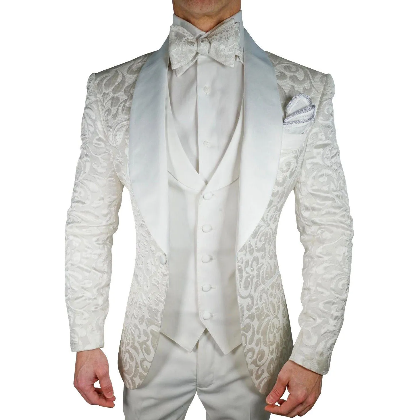 Vanilla Paisley Dinner Jacket @ The Vault