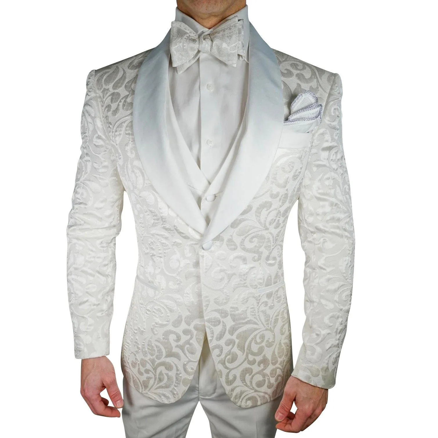 Vanilla Paisley Dinner Jacket @ The Vault
