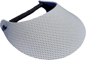 Women's Black White Design Lightweight Packable Foam Visor for Sun Protection and Outdoor Activities
