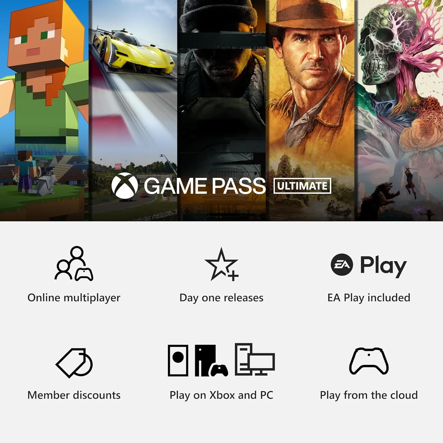 Xbox Game Pass Ultimate  3 Month Membership  Xbox Series X|S, Xbox One, Windows, Cloud Gaming Devices [Digital Code]