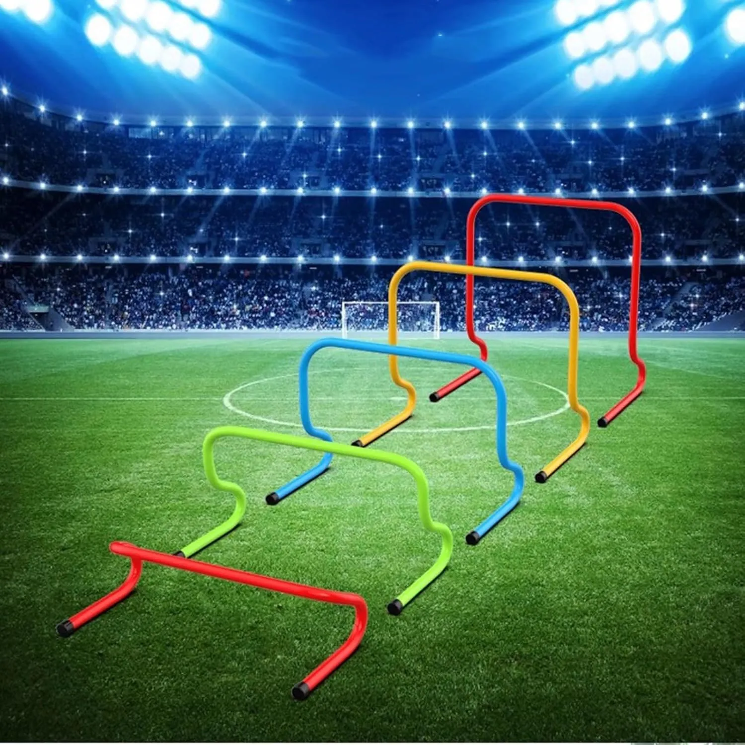 YXXSDP Athletic Sport Speed Training Hurdles, Agility Training Equipment Multi-Sports Equipment, Kids Adults Outdoor Games, for PE Class/Fitness Group