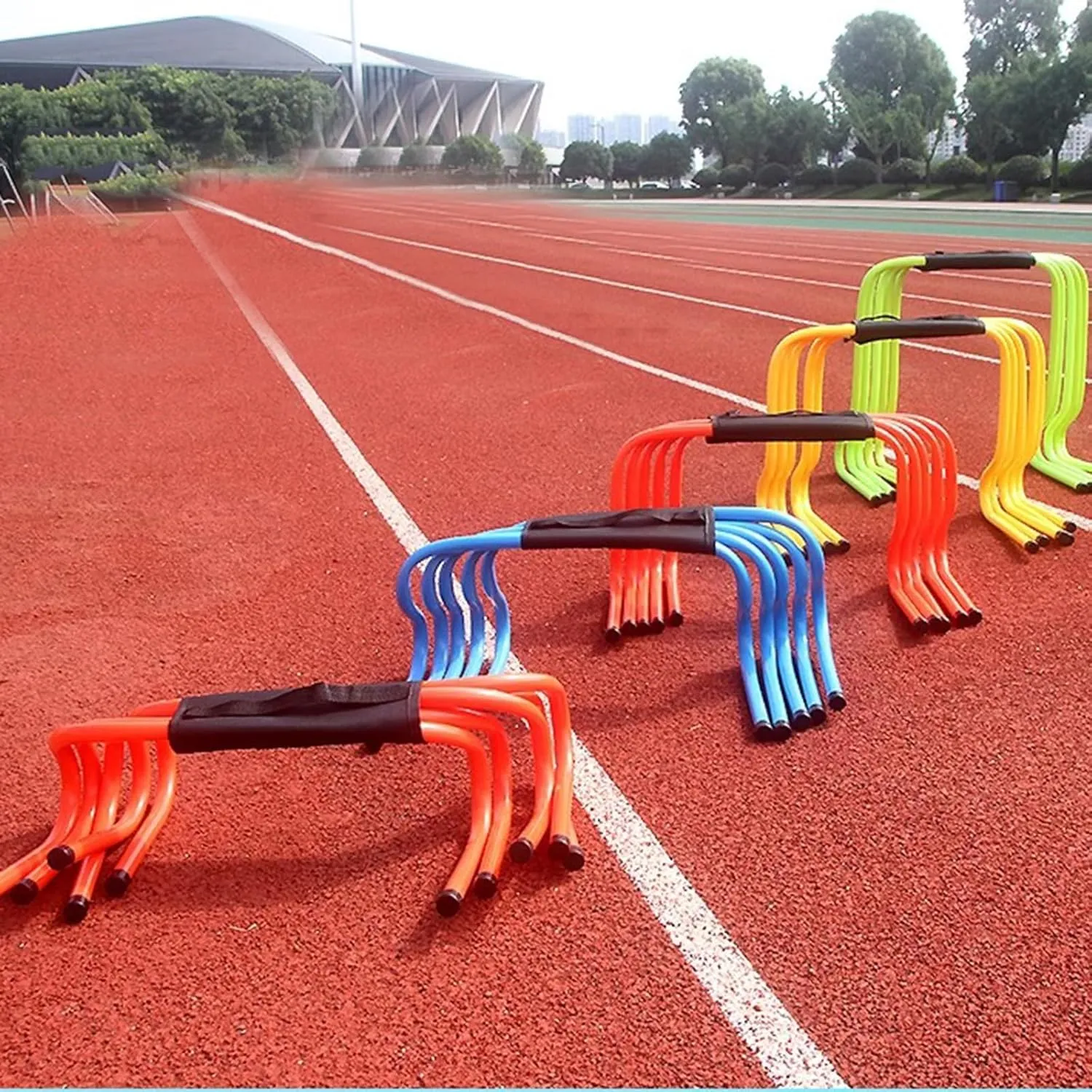 YXXSDP Athletic Sport Speed Training Hurdles, Agility Training Equipment Multi-Sports Equipment, Kids Adults Outdoor Games, for PE Class/Fitness Group